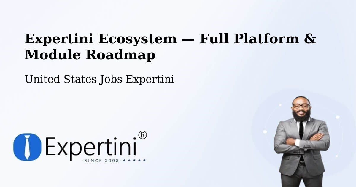 Expertini Ecosystem — Full Platform & Module Roadmap – Cooperstown